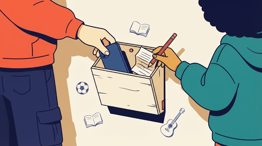 Szene zum Artikel: Handyverbot im Klassenraum